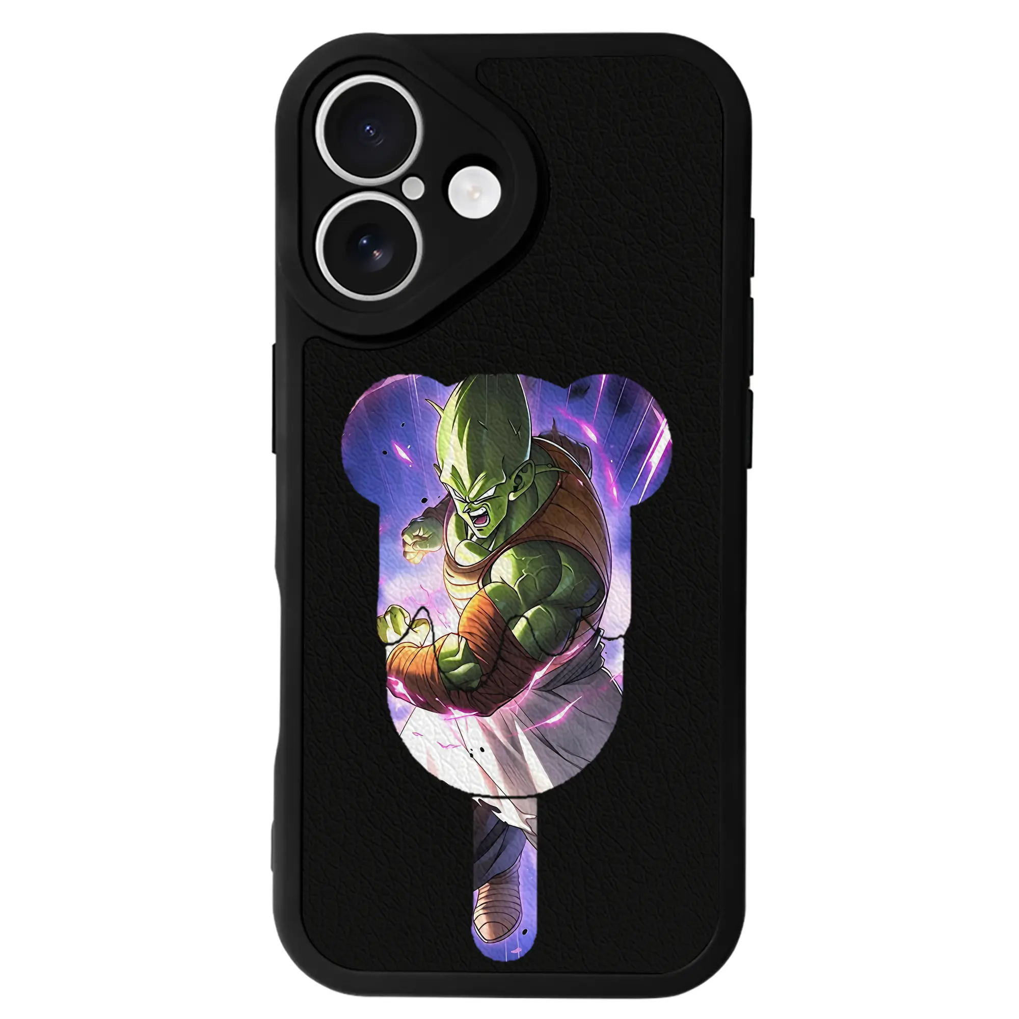 ドラゴンボール グッズ ピッコロ - IPhone 16シリーズ対応 ・ シリコンスマホケース ・ レザー調 ・ 高精度フィット ・ 耐衝撃 ・ ワイヤレス充電対応 ・ 精密カット